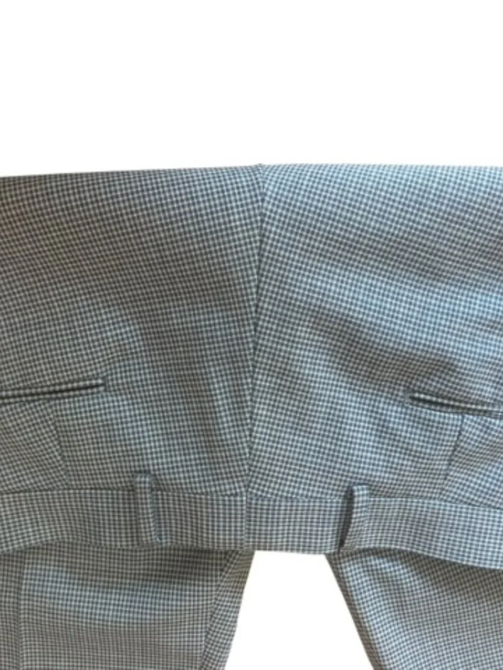 Lauren Ralph Lauren Men’s Dress Pants 34x30 Stretch Plaid Check Gray Blue Slacks